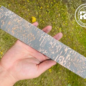 Copper Damascus Billet Handcrafted by Royal Blades