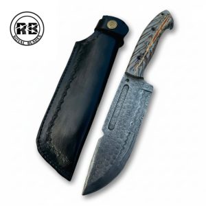 12″ Hand-Forged Damascus with Pine Cone Handle From Royal Blades