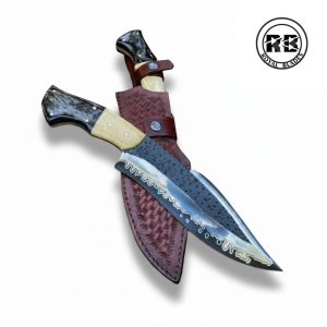 Hand-Forged Cumai Steel with Premium Bone & Horn Grip From Royal Blades
