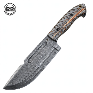 Hand-Forged Damascus with Pine Cone Handle From Royal Blades