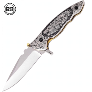 3D Hand-Engraved Tactical Folding Knife From Royal Blades