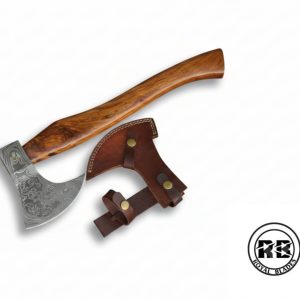 18-Inch Custom Damascus Steel Axe by Royal Blades