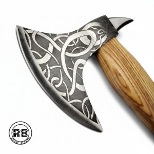 48 cm Charred English Ash & Carbon Steel Masterpiece From Royal Blades