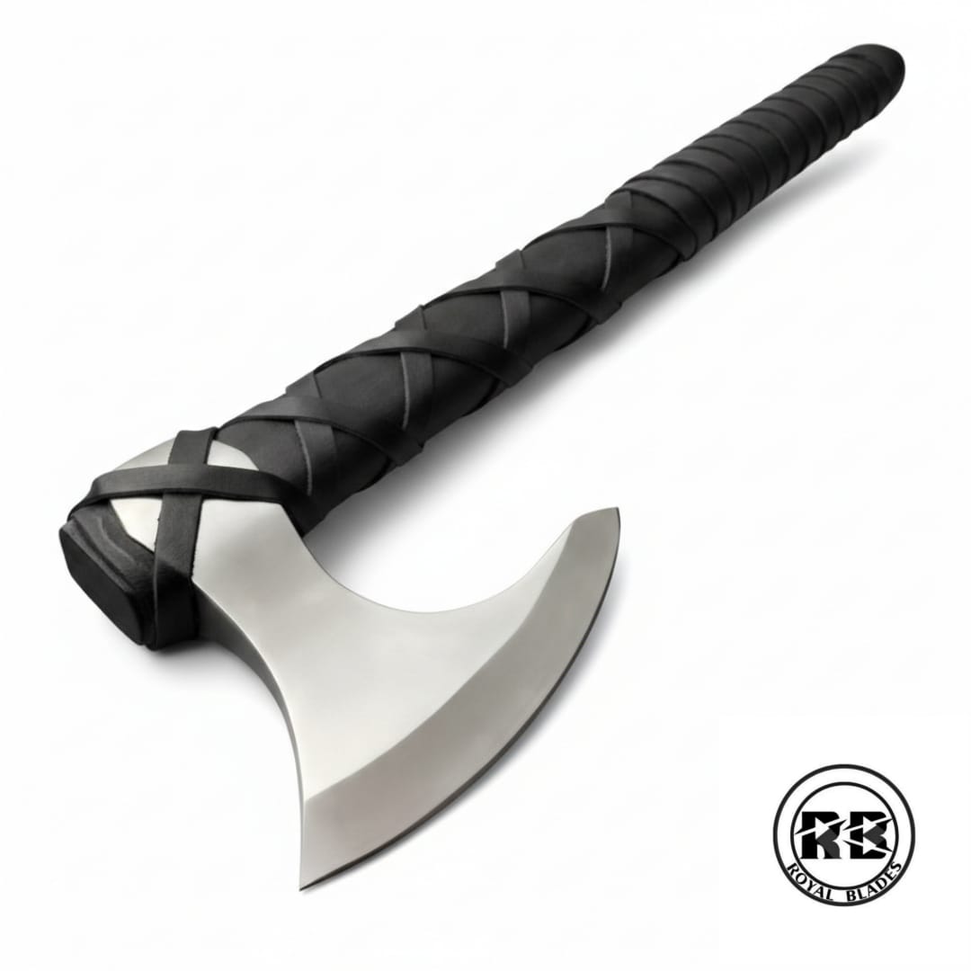 47cm Sharp EN45 Carbon Steel Axe From Royal Blades - Image 3