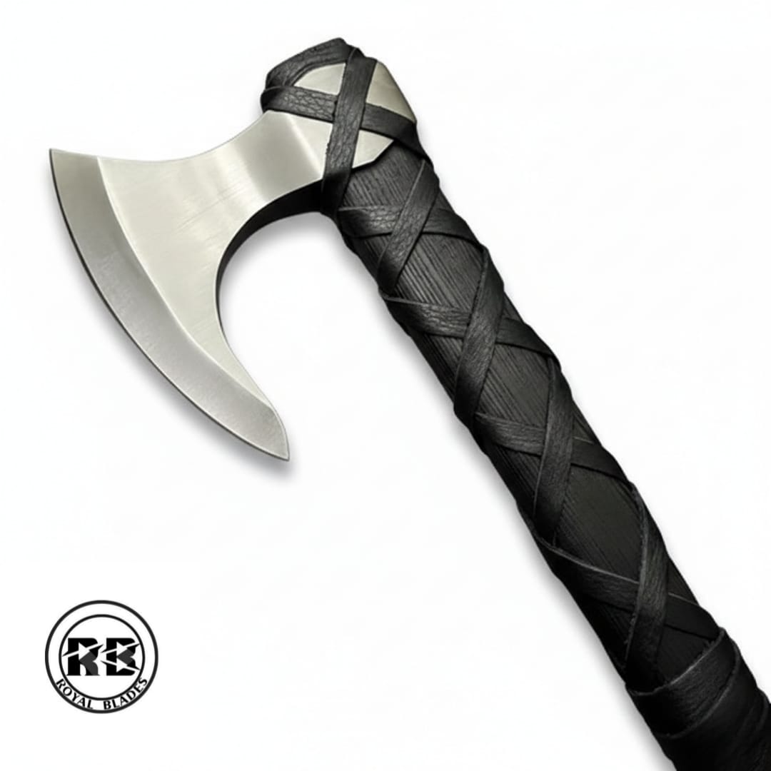 47cm Sharp EN45 Carbon Steel Axe From Royal Blades - Image 2