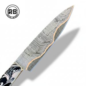 13″ Hybrid Resin & Olive Wood Damascus Blade From Royal Blades