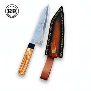 12-Inch Hand-Forged Copper Damascus Kitchen Knife From Royal Blades