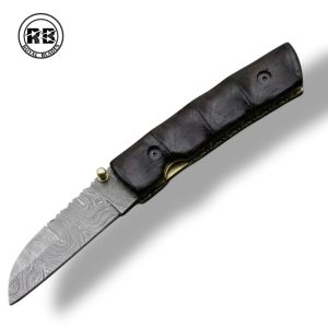 Z. Custom Damascus Blade with Ergonomic Rose Wood Handle From Royal Blades
