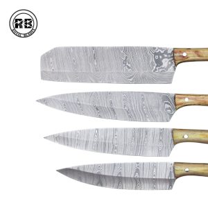 A. Premium Camel Bone & Damascus Steel Knife Set From Royal Blades