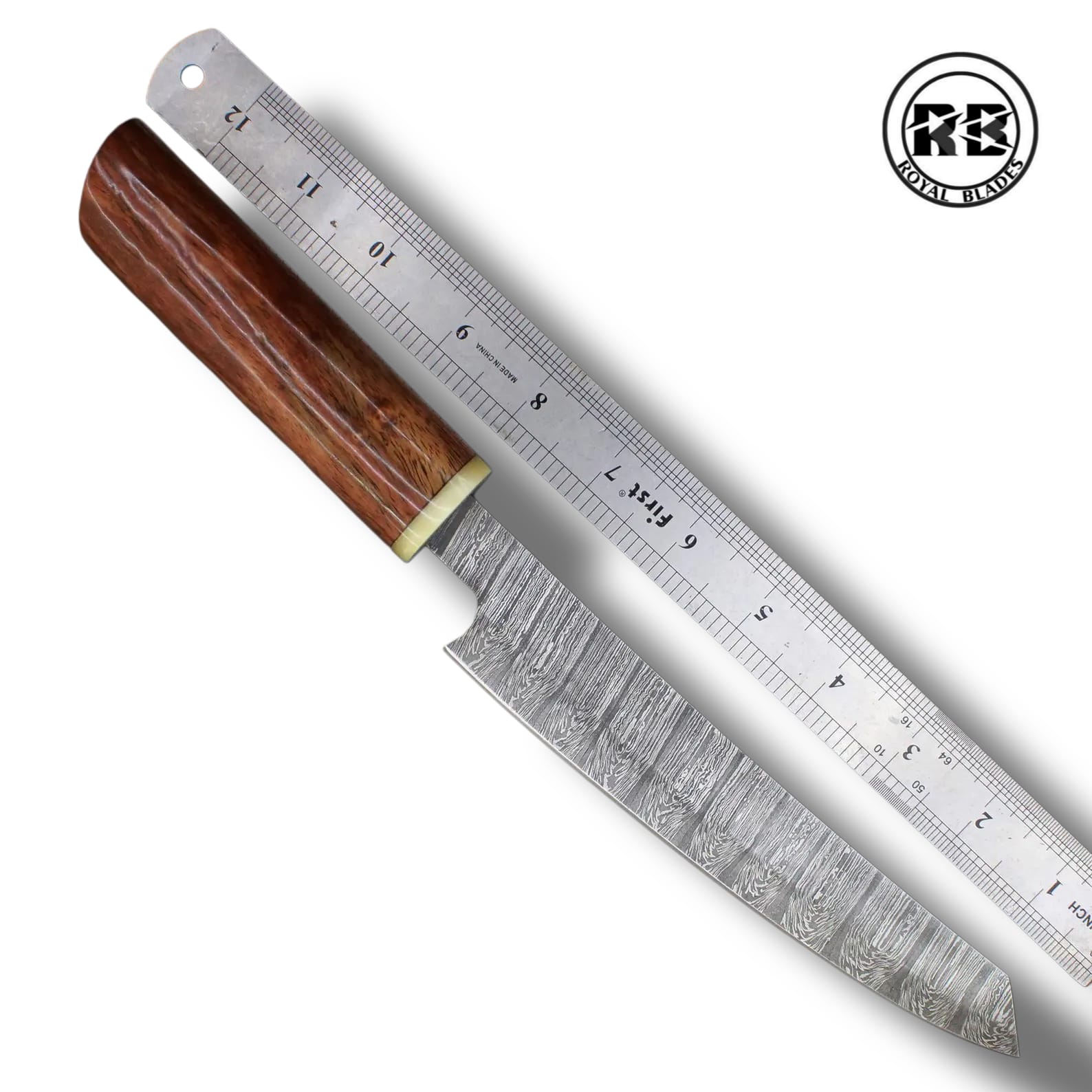 D. Professional 13" Overall Damascus Kitchen Knife From Royal Blades - Image 4
