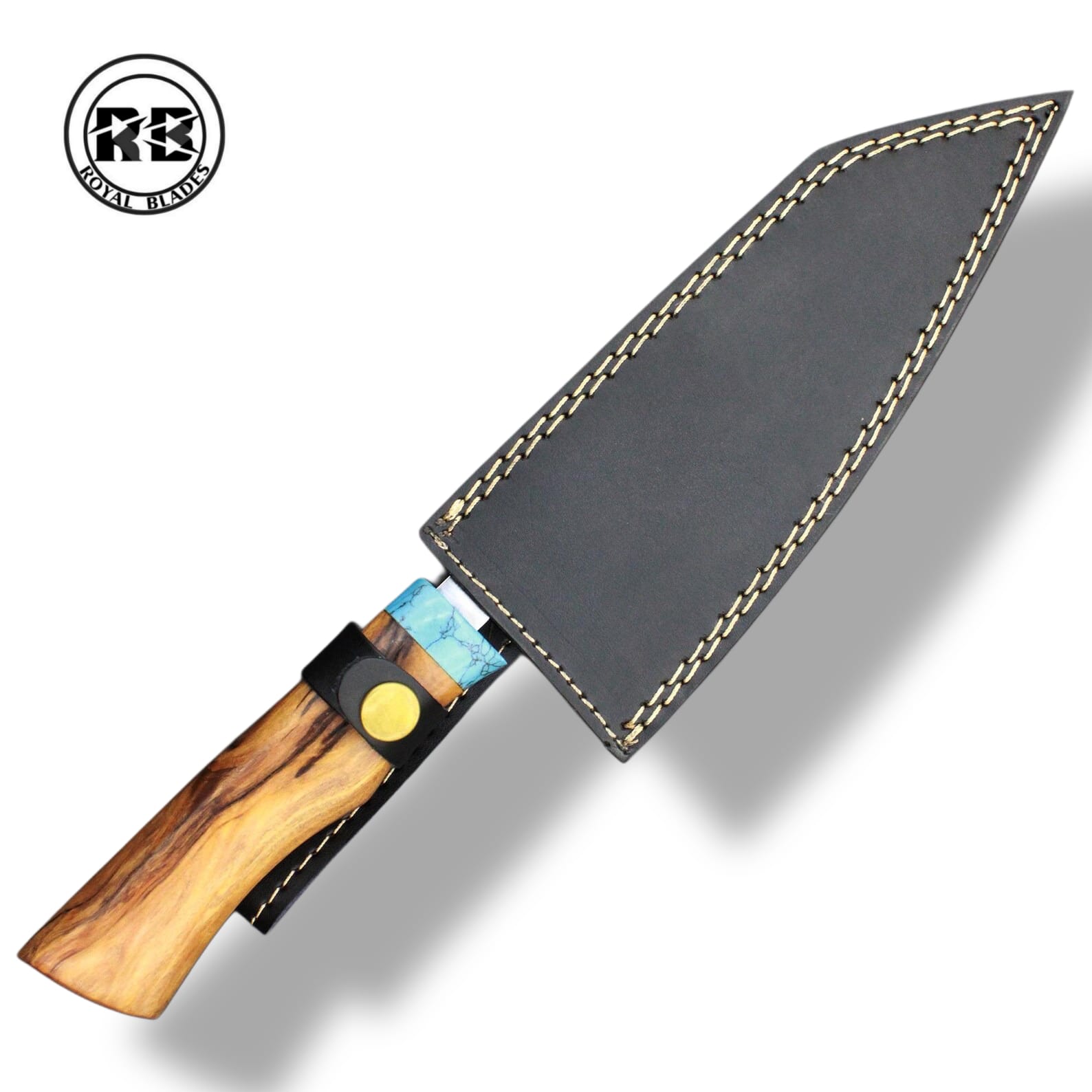 F. Premium 13" Overall Culinary Blade with Stabilized Wood From Royal Blades - Image 3