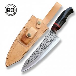 A. Premium 13″ Buffalo Horn & Textured Steel Blade From Royal Blades