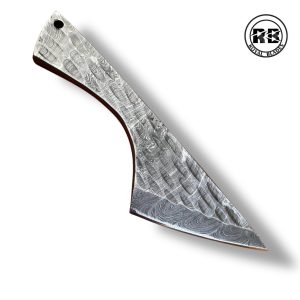 U. Hand Forged Damascus Skeleton Knife Blank From Royal Blades