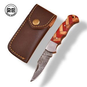 ZM. Specialized 7″ Damascus Everyday Carry (EDC) Knife From Royal Blades