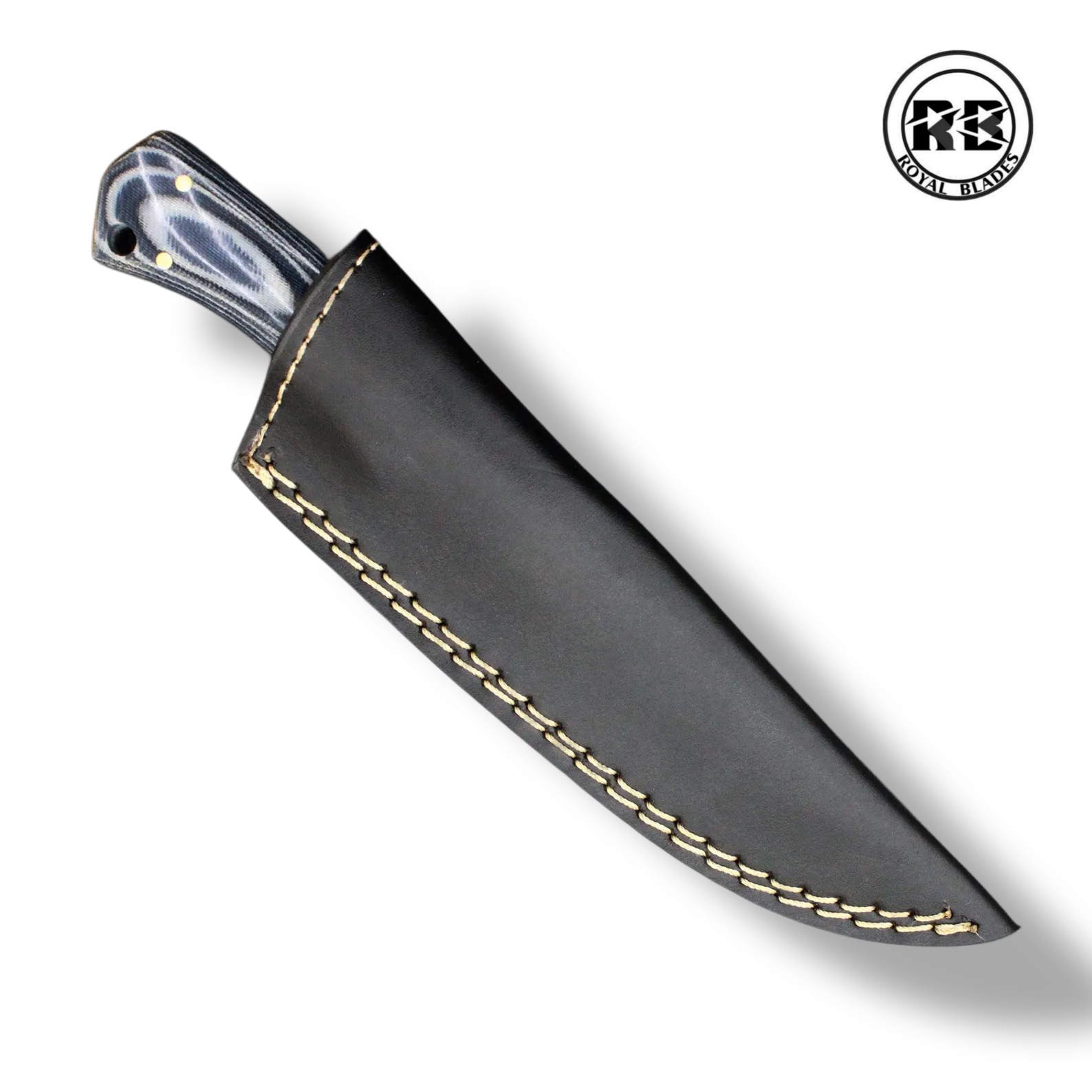 V. Specialized 7" Damascus Outdoor Utility Knife From Royal Blades - Image 3