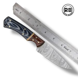V. Specialized 7″ Damascus Outdoor Utility Knife From Royal Blades