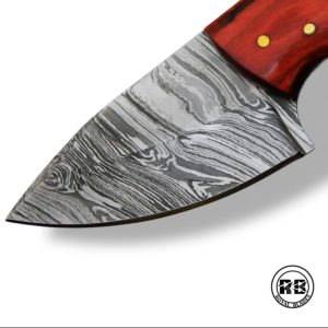 X. Specialized 6″ Damascus Hunting & Skinning Knife From Royal Blades