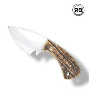 Y. Fixed Blade Hunting Skinner with Natural Stag Handle From Royal Blades