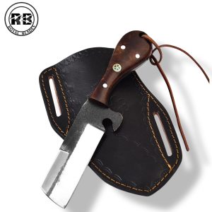 ZF. Cowboy Bull Cutter Knife with Mosaic Pin Wooden Handle From Royal Blades