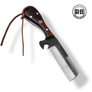 ZF. Cowboy Bull Cutter Knife with Mosaic Pin Wooden Handle From Royal Blades