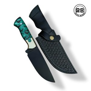ZA. Set of 3 High-Carbon Black Steel Hunting Knives From Royal Blades