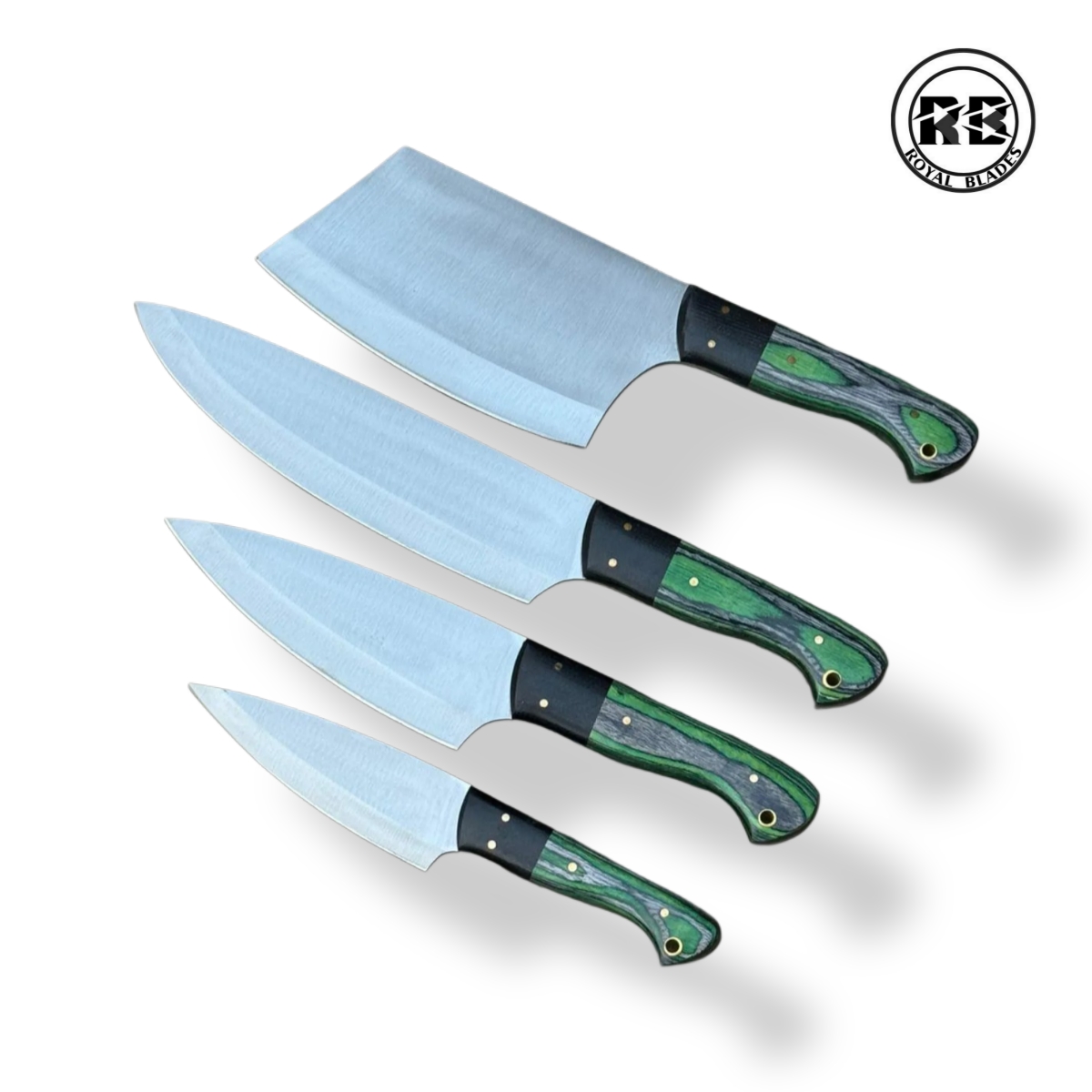 S. Specialized J2 Steel Kitchen Collection with Brass Lanyard Tubes From Royal Blades - Image 2