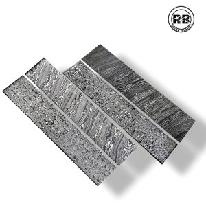 B. 4 Pieces set of Damascus billets From Royal Blades