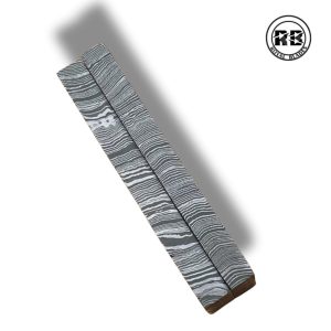 D. Professional Twist Damascus Steel Plates (1095 & 15N20) From Royal Blades