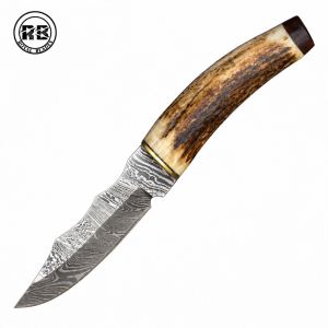 Premium Stag Horn Damascus Hunter From Royal Blades