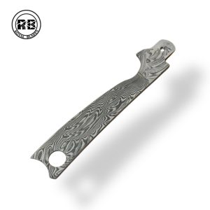 D. Handmade Damascus Steel Victorinox Knife Blade From Royal Blades