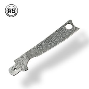 D. Handmade Damascus Steel Victorinox Knife Blade From Royal Blades