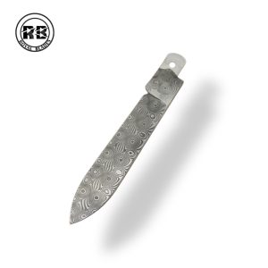 C. Handmade Damascus Steel Victorinox Knife Blade From Royal Blades
