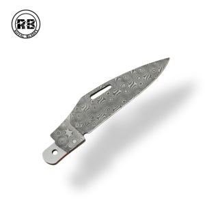 B. Handmade Damascus Steel Victorinox Knife Blade From Royal Blades