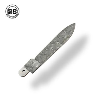 A. 75 mm Damascus Steel Blade for Victorinox Knife From Royal Blades